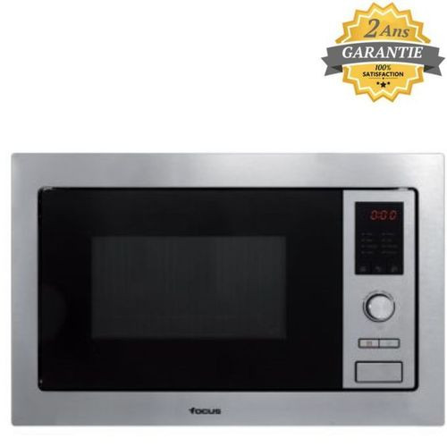 Micro-Onde Encastrable- Vitro - 25L - Gris - Garantie 2 Ans