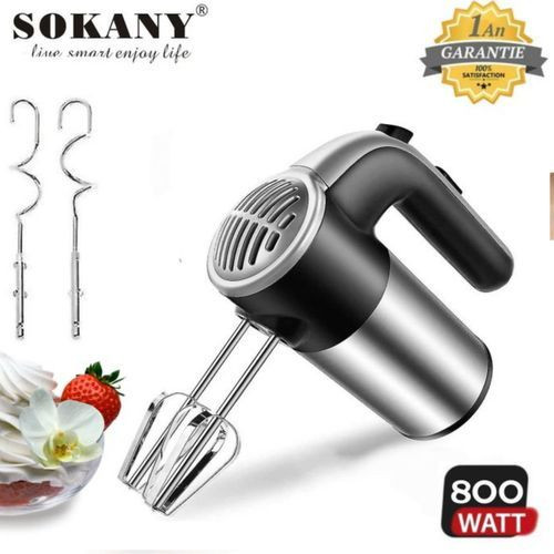 Batteur A Main - Noir / Argent - 800 W - LH-952