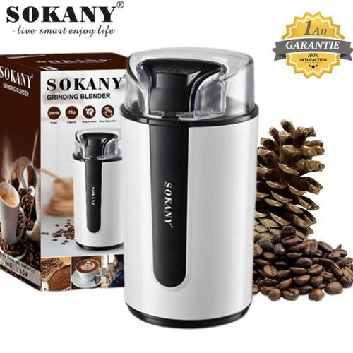 Moulin à Café Electrique Avec Lame En Acier Inoxydable 200W Capacité 75g