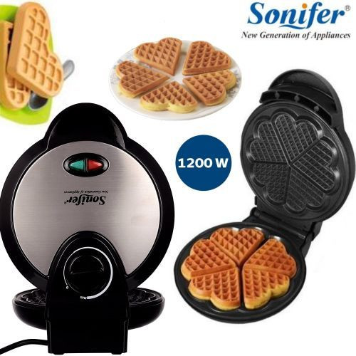 Sonifer Appareil Gaufre & Grill Multifonctions - 1200W - Noir - SF-6032