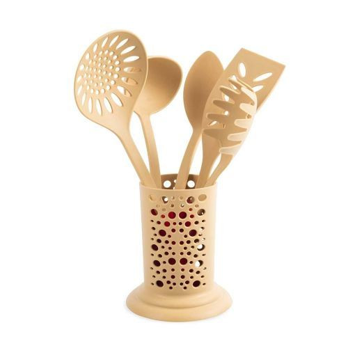 URVE Ustensiles de cuisine 6 pièces - UR 3012 - Marron-