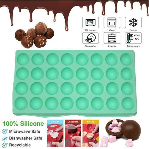 Moule En silicone spéciale Boule De Chocolat - Vert
