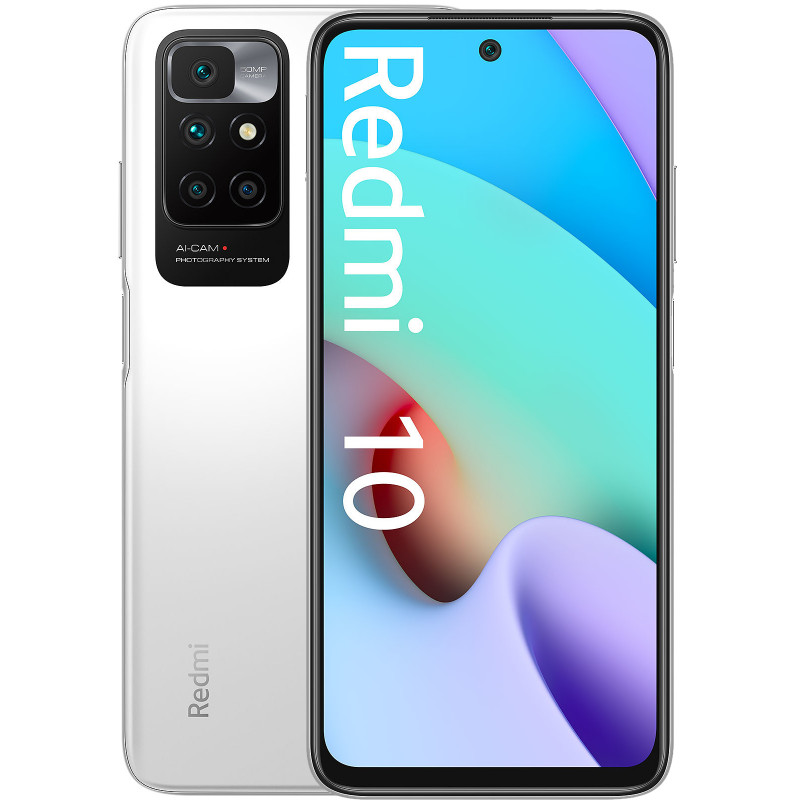 Smartphone Xiaomi Redmi 10 2022 / 6 Go / 128 Go / 4G / Blanc