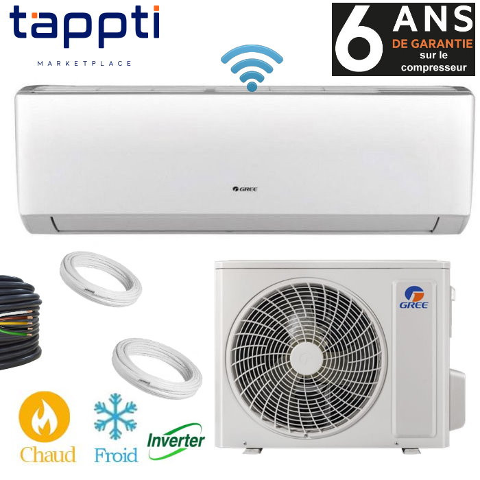CLIMATISEUR INVERTER SMART TROPICALISÉ 18000 BTU CHAUD&FROID- GARANTIE 3ANS