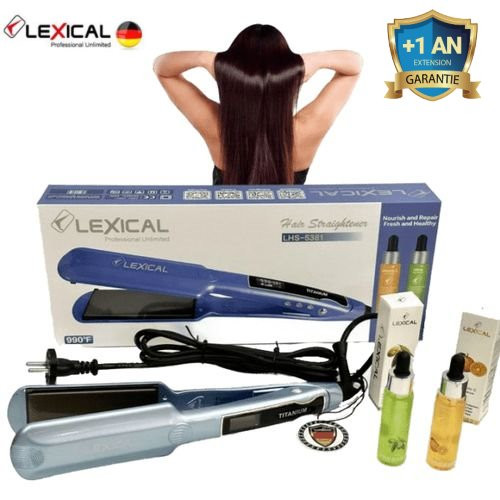 Fer à Lisse Cheveux En Céramique 990°F- Avec Cadeaux-2 ans Garantie