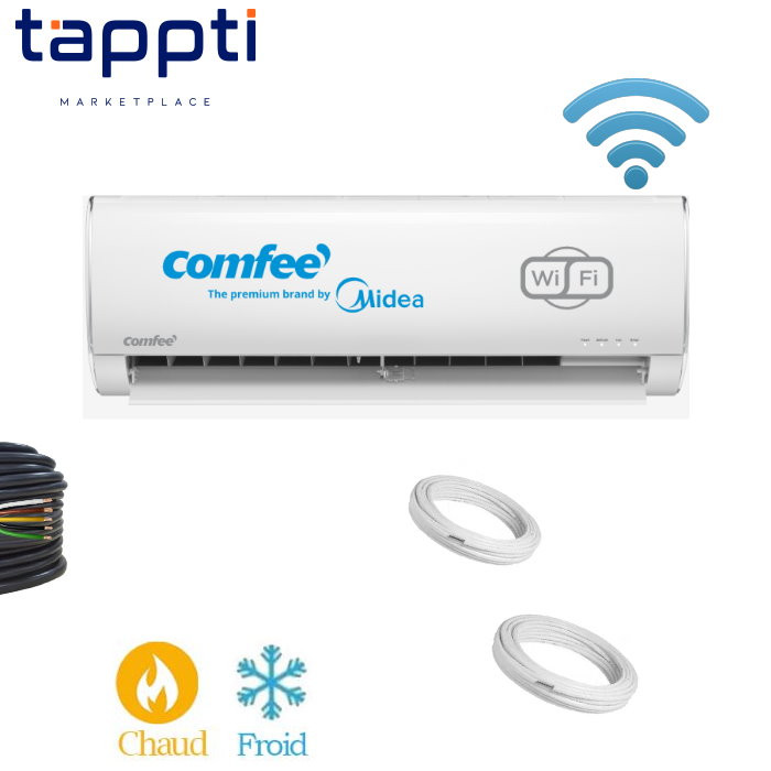Climatiseur COMFEE Smart MIDEA Chaud/Froid Garantie 5 ans