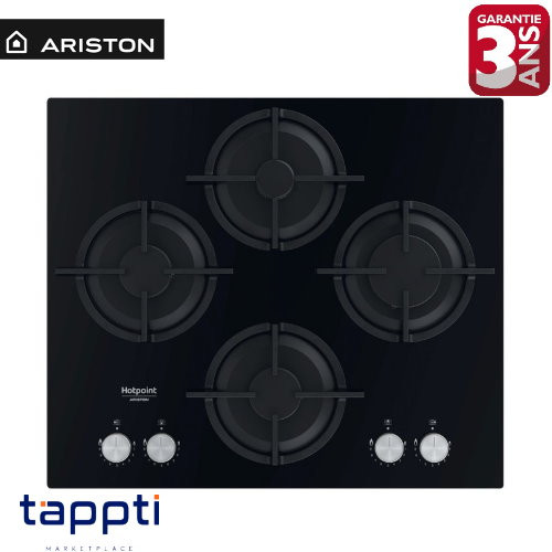Plaque de Cuisson AGS61S/BK 60 cm Verre Noir
