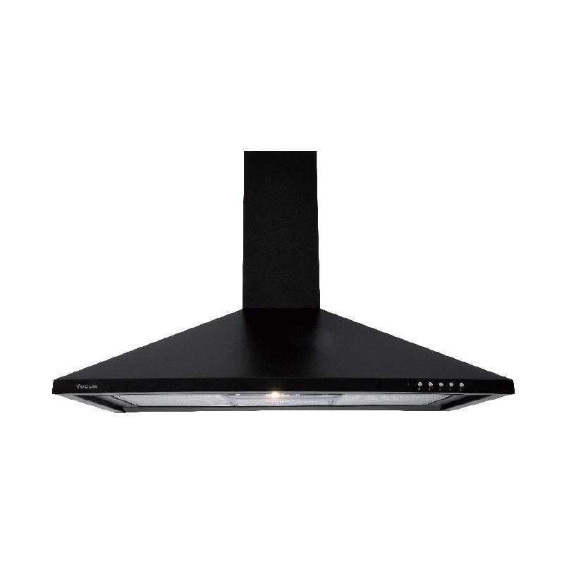 Hotte cheminée - Pyramidale - 90 cm - F905B - INOX - 3 vitesses - Garantie 2 ans