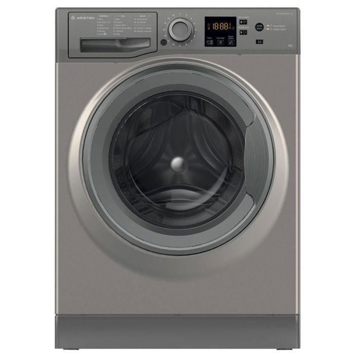 LAVE LINGE FRONTAL NS-823C-GG-MA 8KG - SILVER - Garantie 3ans