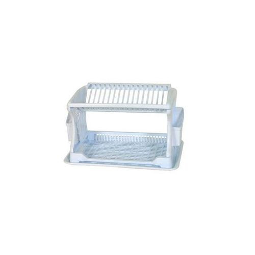 Égouttoir à Vaisselle - Deux Couches - Rangement - Plastique - blanc