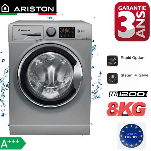 Machine A Laver -8KG-1200Tr-16 Prog -Silver- Inverter- NS823CGGMA-Garantie 3Ans