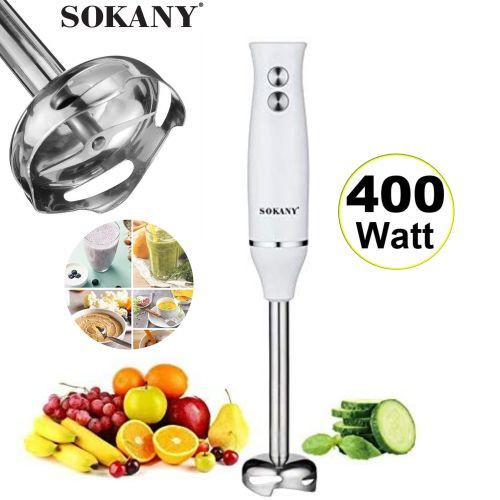 Mixeur Plongeant -  400 W - Blanc -  WK-1707 Avec Cadeau