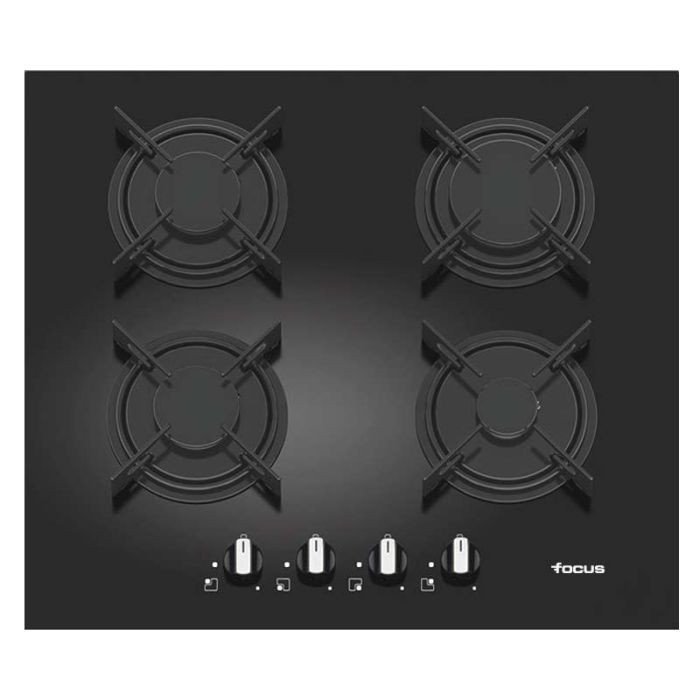 Plaque de cuisson 4 Feux - F409B - 60CM - Vitrocrystal - Noir - Garantie 2 ans