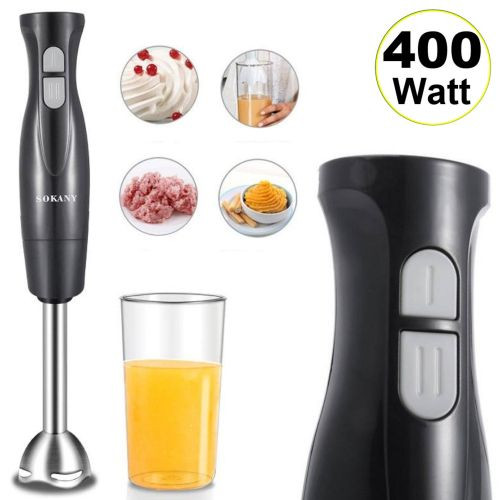 Mixeur Plongeant -  400 W - Noir&Gris -  WK-1708