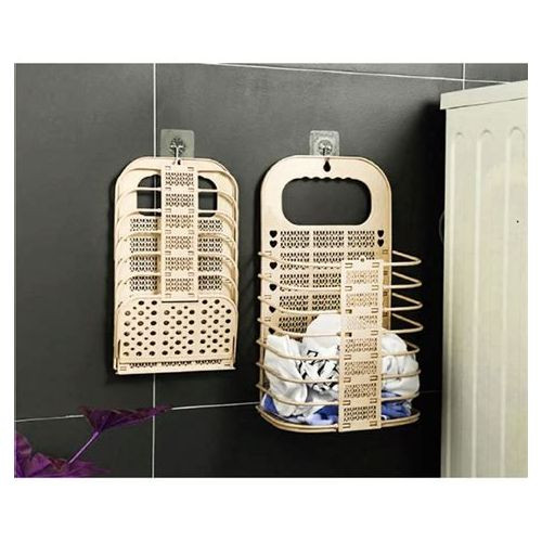 Paniers à Linge Et Vêtements Souillés - En Plastique - 27 X 46.5 Cm - Beige