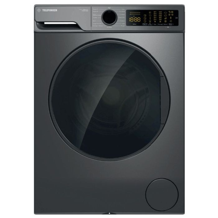 Machine à Laver 10 Kg TELEFUNKEN – DARK Gris 1400tr/min