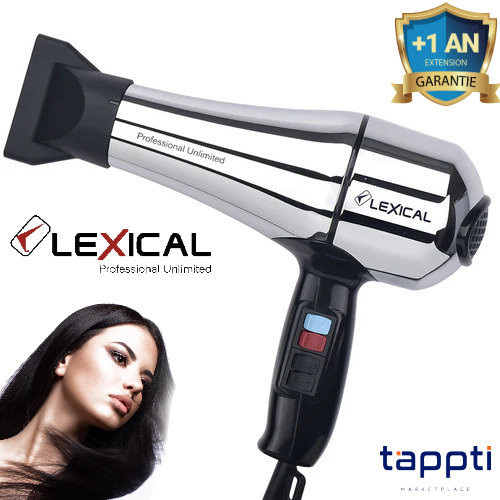 Sèche cheveux Lexical LHD-5075 - 2000 watts - INOX