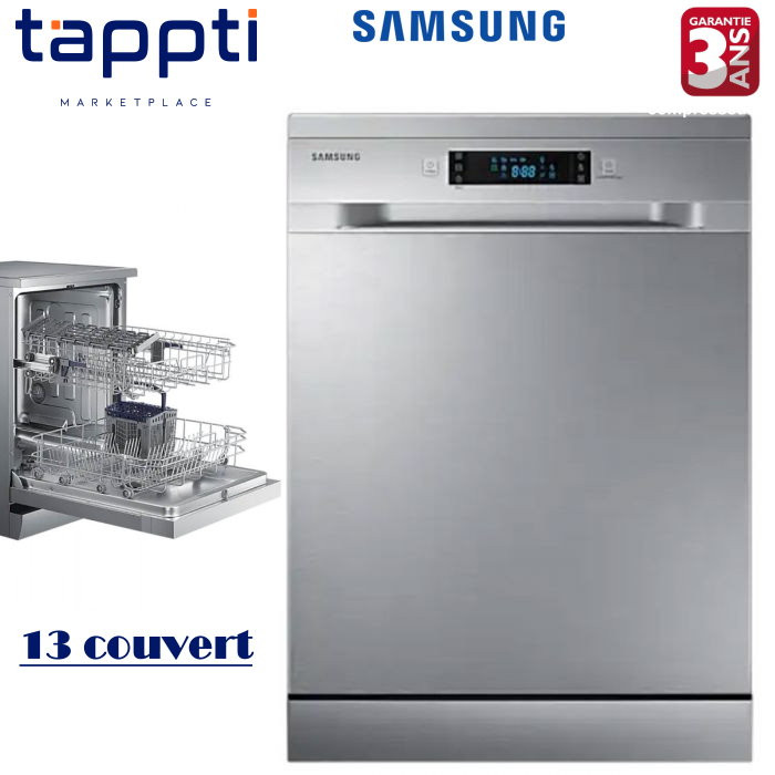 Lave vaisselle - Samsung- 13 Couverts - Silver - Garantie 2 ans
