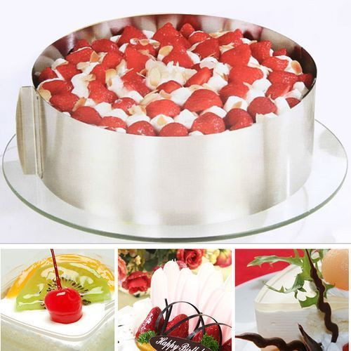 Moule A Gâteau - Extensible - En Inox