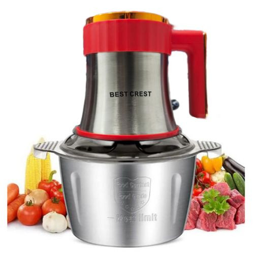 Hachoir Pro - Bol En Inox - 1500 W - 3Litre -6 Lame  1 an Garantie