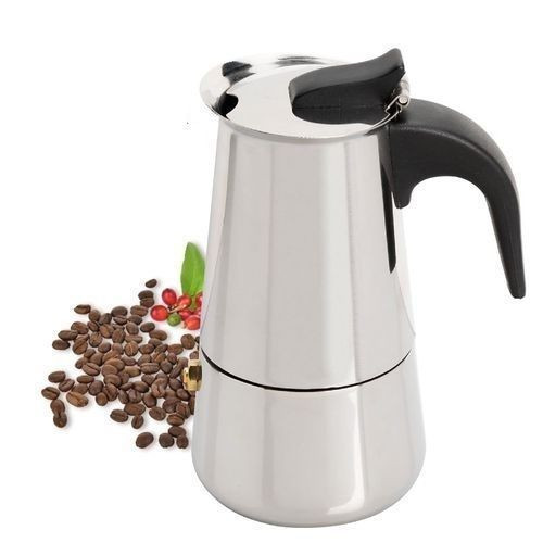 Cafetière Italienne-Expresso-Inox-6 Tasses-350 ml