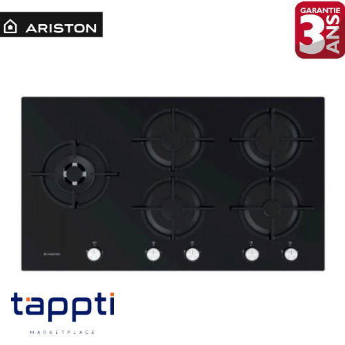 Plaque de Cuisson AGS92S/BK 90 cm Verre Noir