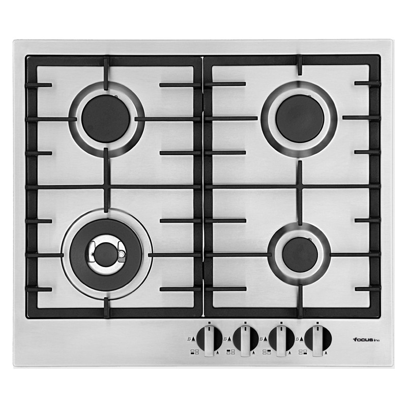 Plaque - 4 Feux - F804X - 60 CM - INOX - Garantie 2 ans