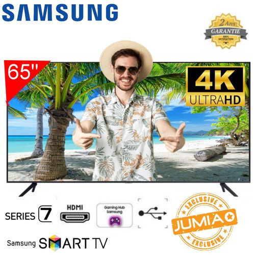 Téléviseur crystal 4K UHD 65 pouces - Serie7 - Garantie 2 ans