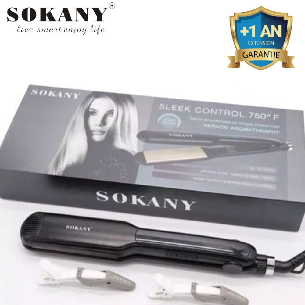 Lisseur Cheveux Ceramic Haute Température 950.F- Avec Cadeaux-Garantie 1 an