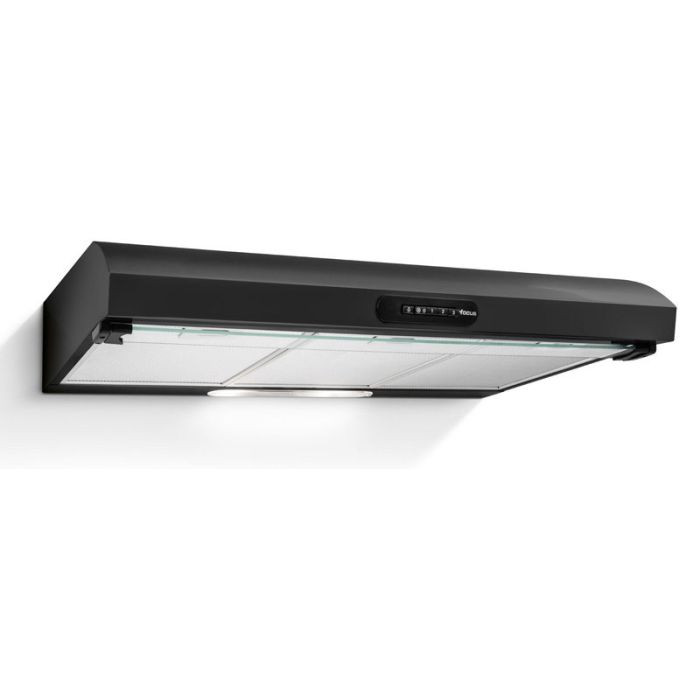 Hotte casquette - 90cm - Inox - F902B - 3 vitesses - 2 lampes - Garantie 2 ans