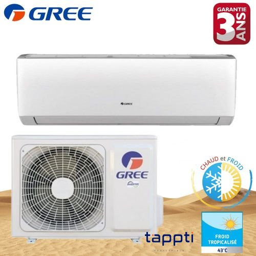 CLIMATISEUR INVERTER TROPICALISÉ 24000 BTU CHAUD&FROID -R410A - GARANTIE 3ANS