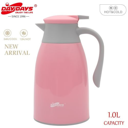 Thermos Élégant & Parfait  - Chaud Et Froid - 1 L -SH97-7-Rose&Gris