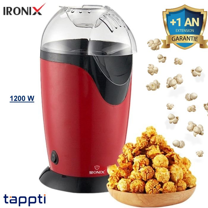 Machine À Pop Corn IRONIX WMN55-16 2.5L - Rouge