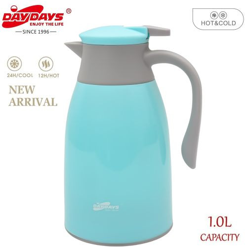 Thermos Élégant & Parfait  - Chaud Et Froid - 1 L -SH97-7-Bleu&Gris