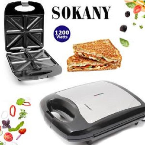 Grille Sandwich - Grand Model - Noir - 1200W - KJ-127