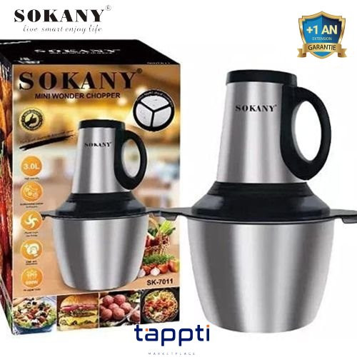 Hachoir A Viande Professionnelle 3.0Litres 500W SK-7011 Garantie 1an