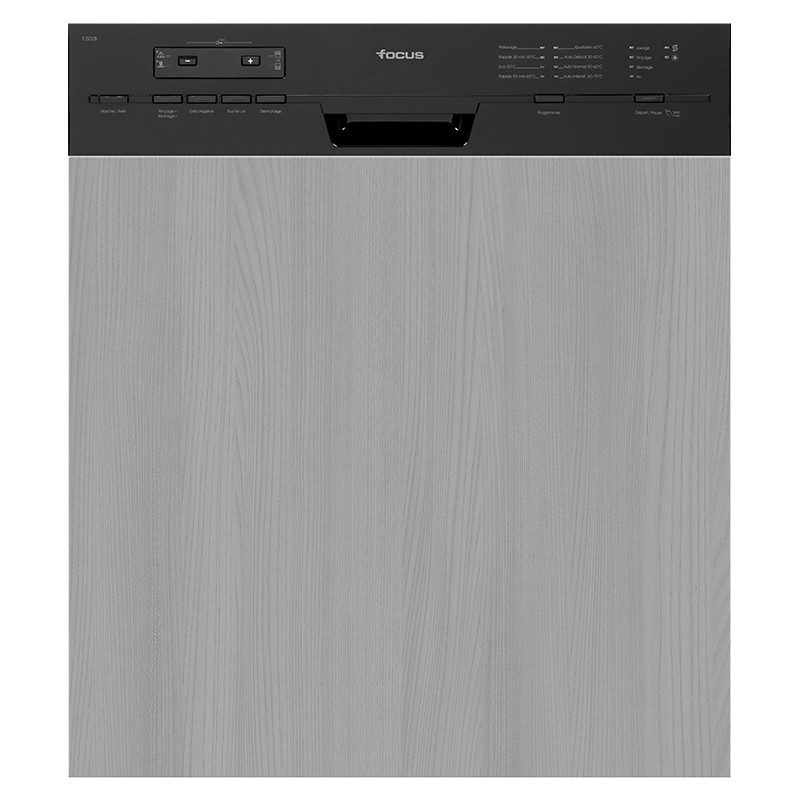 LAVE-VAISSELLE  F502B 12 COUVERTS / NOIR / 2 ans Garantie