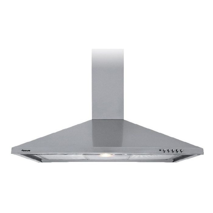 Hotte cheminée - Pyramidale - 90 cm - F905X - INOX - 3 vitesses - Garantie 2 ans